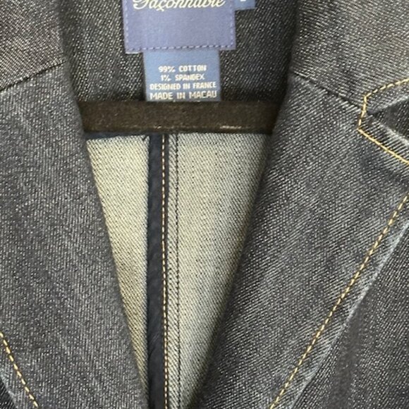 Vintage Jean Blazer by Faconnable - Picture 4 of 8